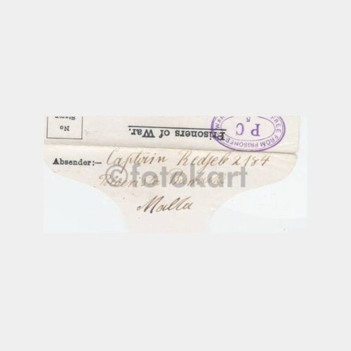 1920 Malta Sürgünü 2184 Nolu Üyesi Mektubu - Görsel 3