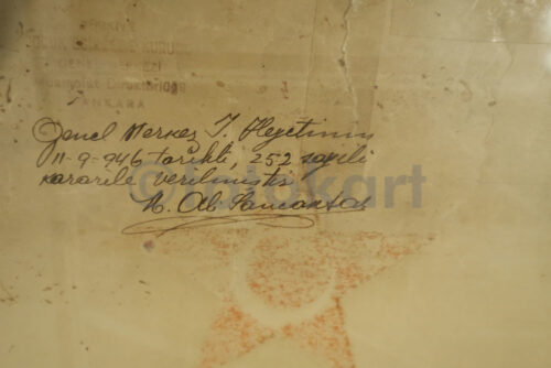 1946 Çocuk Esirgeme Kurumu Diploması - Görsel 5