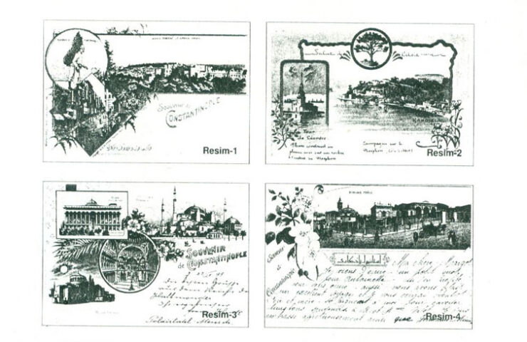 Taş Baskılı Kartpostal