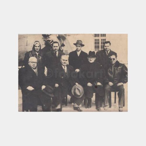 1946 Türk Uçak Sanayi Önemli Kişiler Fotoğraf