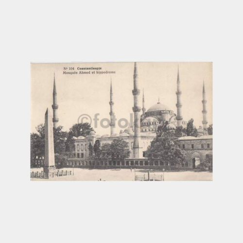 1920 Ayasofya Görünüş Editör Goldmann Baskı Kartpostal