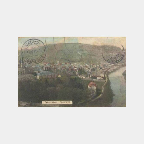 1912 Trabzon Nadir Damgalı Lüksemburg Kartı