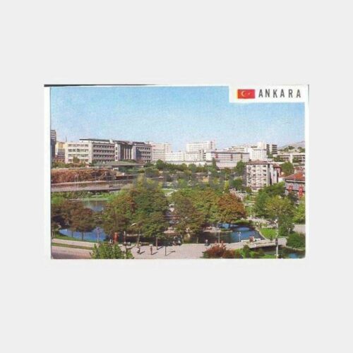 Ankara Abdi İpekçi Parkı Görünüş Kartpostal