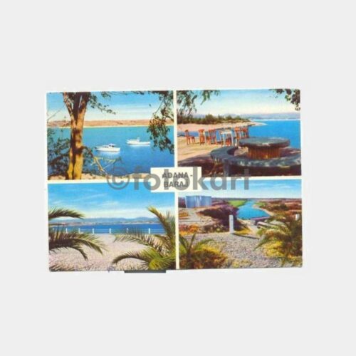 1972 Adana Baraj 4 Görünüş Kartpostal
