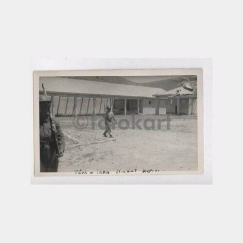 1961 Ağrı Türk İran Hudut Kapısı 3 Adet Fotoğraf