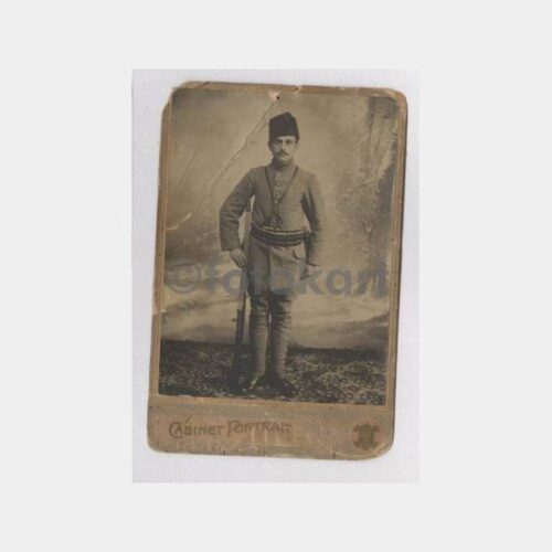 1900 Osmanlı Askeri Kabinet Fotoğraf
