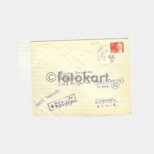 1982 Ata Posta Pullu ve Damgalı Zarflar-22