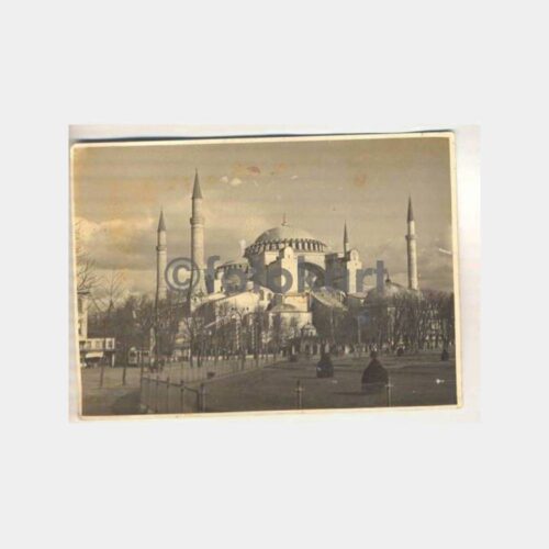 1938 Ayasofya Sultanahmet ve Tramvaylar Fotoğraf