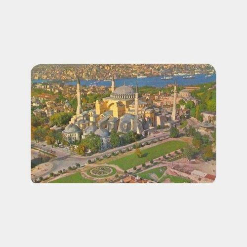 Ayasofya Camii ve Genel Görünüş Kartpostal