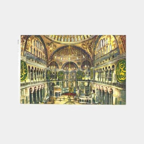 1968 Ayasofya Müzesi İçi Görünüş Kartpostal