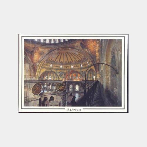Ayasofya Yedi Kanatlı Melek Figürü Kartpostal
