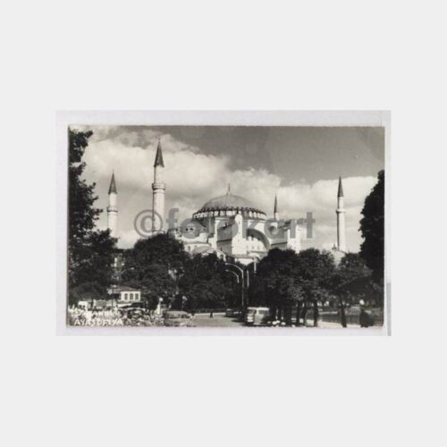 Ayasofya Sultanahmet Görünüş Kartpostal