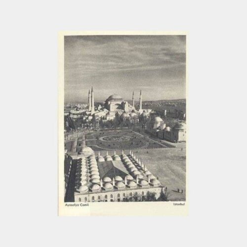 Ayasofya Camii Tasvir Neşriyatı Kartpostal