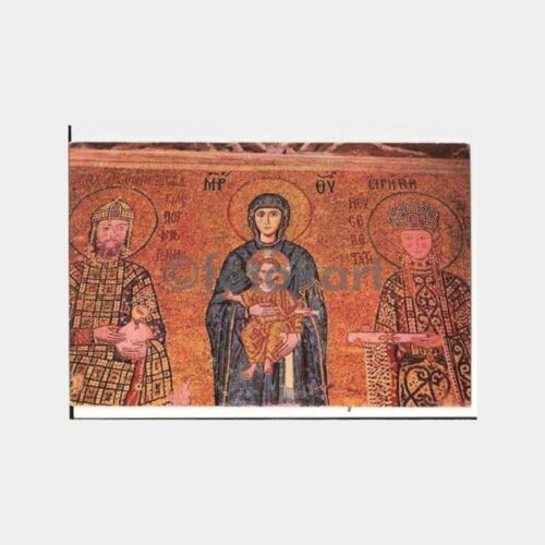 Ayasofya Müzesi Mozaik Doğan Kardeş Kartpostal