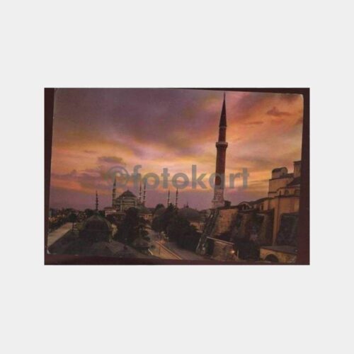 1968 Ayasofya ve Sultanahmet Kartpostal