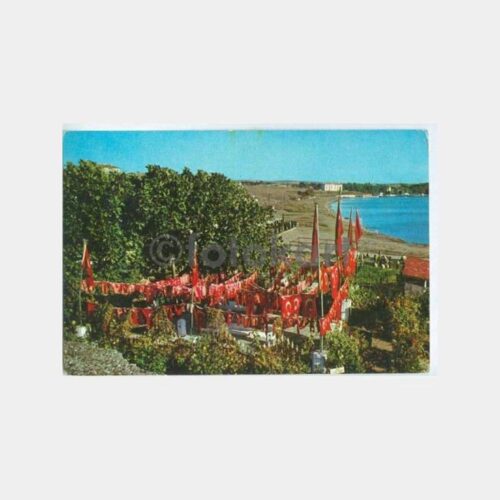 Gelibolu Bayraklı Baba Görünüş Kartpostal