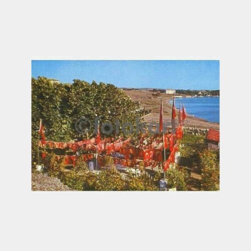 Gelibolu Bayraklı Baba Kartpostal