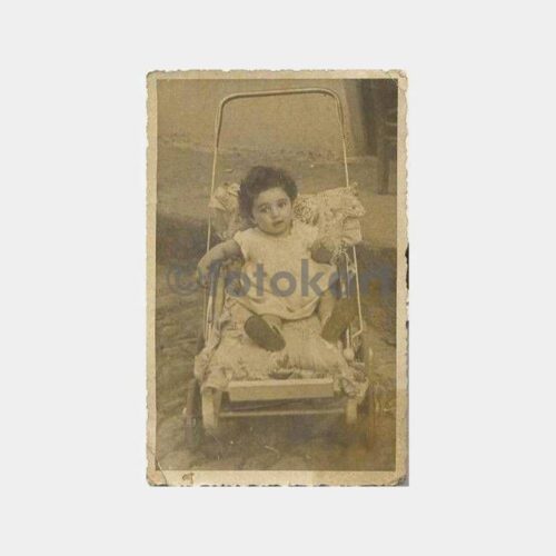 1953 Bebek Arabası ve Bebek Fotoğraf
