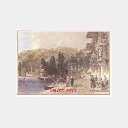 Boğaziçi Bebek Gravür Yeni Basım Kartpostal