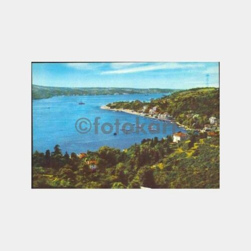Boğaziçi Bebek Sırtlarından Görünüş Kartpostal