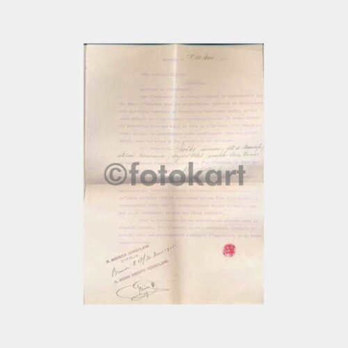 1915 Bursaya Göç Eden Muhacir Talebi Belgesi