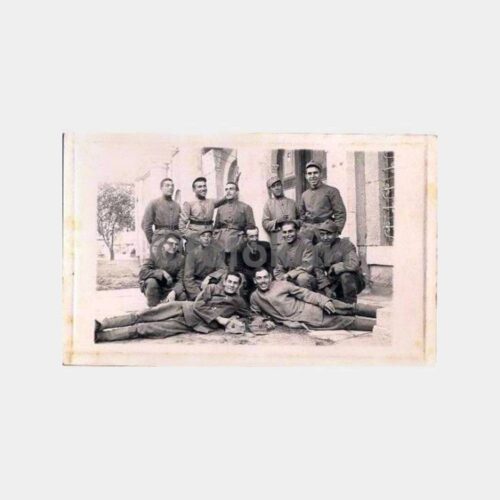 1944 Çankırı Piyade Okulu Askerler Toplu Fotoğraf
