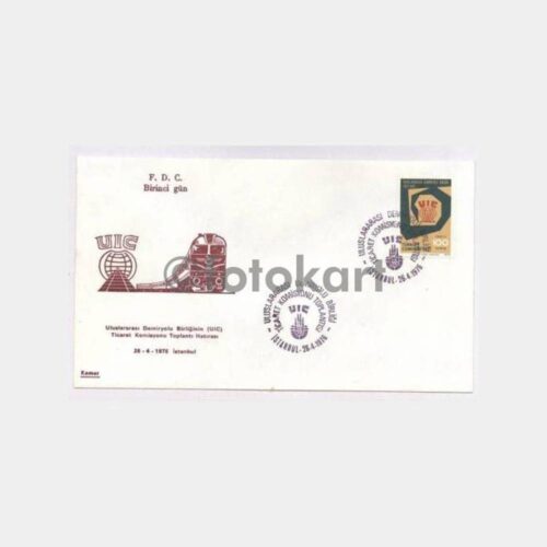 1976 Demiryolu Birliği Toplantısı Tren Konulu FDC