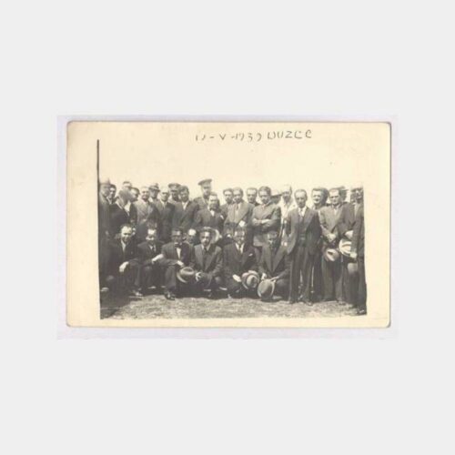 1939 Düzce Önemli Kişiler Grup Fotoğraf