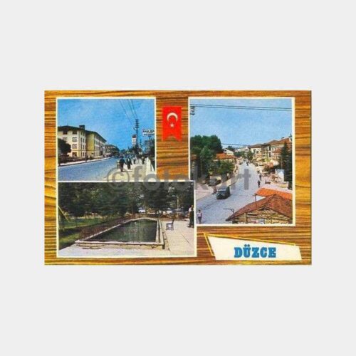 Düzce Üç Görünüm Kartpostal