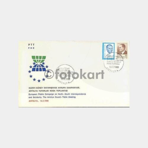 1988 Avrupa Dayanışma Antalya Toplantı FDC