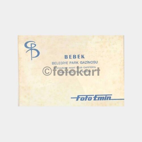 1968 Bebek Belediye Park Gazinosu Fotoğraf
