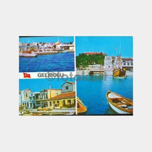 1968 Gelibolu Çanakkale Kartpostal
