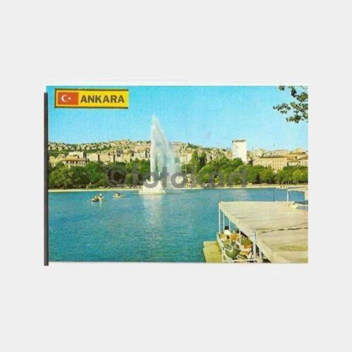 Ankara Gençlik Parkı Havuz Fıskiye Kartpostal