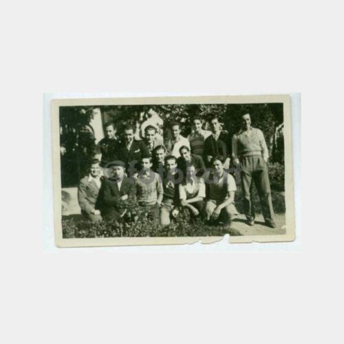 1933 Galatasaray Lisesi Son Sınıf Grup Fotoğraf