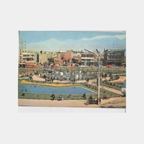 İran Tahran Şehnaz Meydanı Görünüş Kartpostal