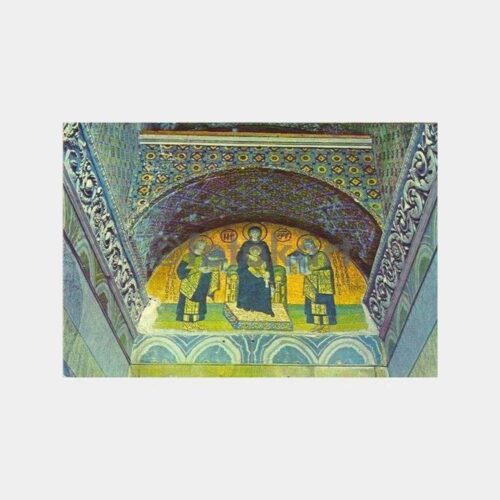 Ayasofya Meryem Ana ve İsa Mozaiği Kartpostal