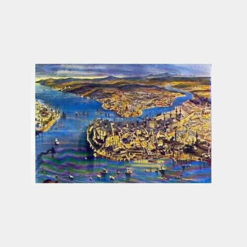 19. yy Başları İstanbul Tablo Kartpostal