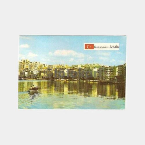 İzmir Karşıyaka Denizden Görünüş Kartpostal