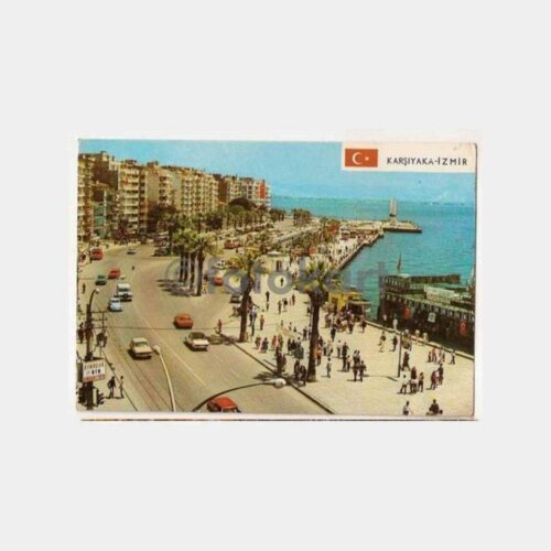 İzmir Karşıyaka Genel Görünüş Kartpostal