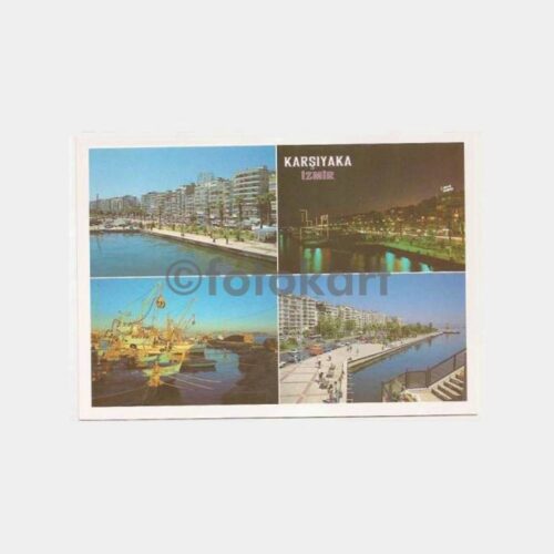 İzmir Karşıyaka 4 Görünüş Kartpostal