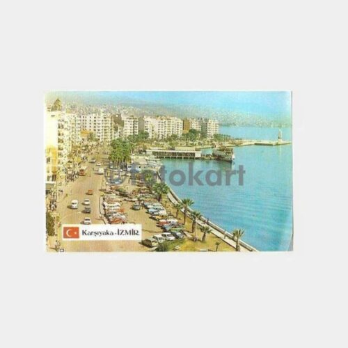 İzmir Karşıyaka İskele Görünüş Kartpostal