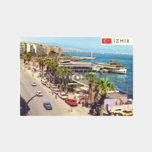 İzmir Karşıyaka İskele Görünüş Kartpostal