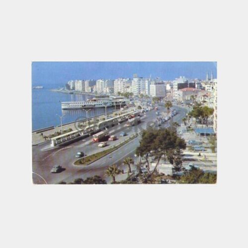 İzmir Karşıyaka İskele Görünüş Kartpostal