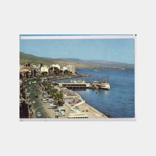 İzmir Karşıyaka Vapuru Görünüş Kartpostal