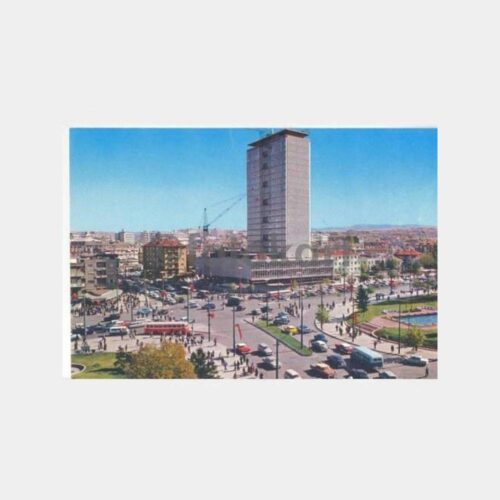 Ankara Kızılay Meydanı Genel Görünüş Kartpostal