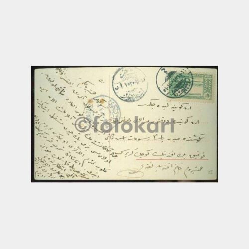 1928 Yeniköy Damgalı Küçük Kız Fantazi Kart - Görsel 2