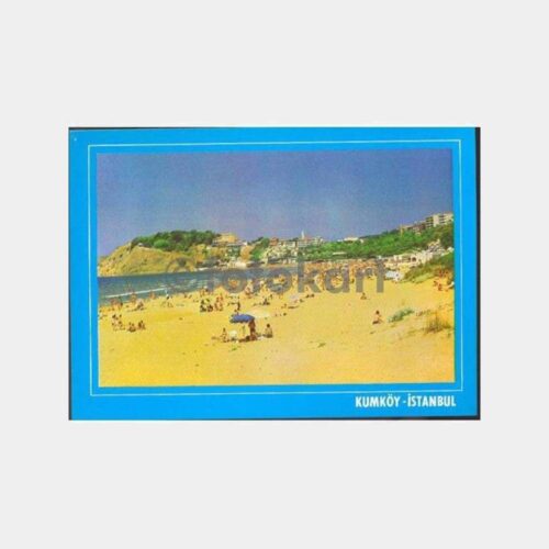 İstanbul Kilyos Kumköy Plajı Kartpostal