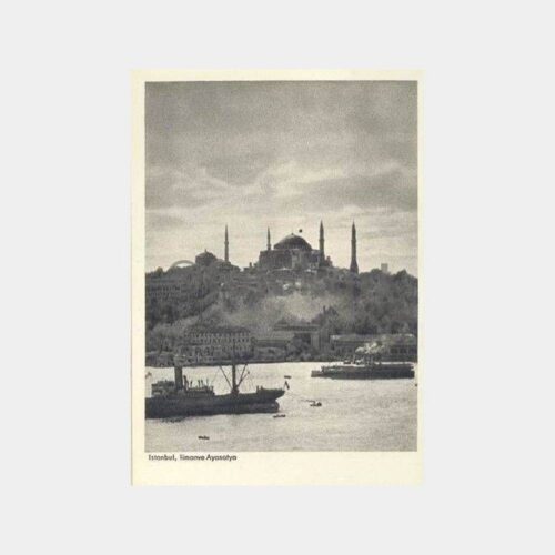 İstanbul Liman ve Ayasofya Kartpostal