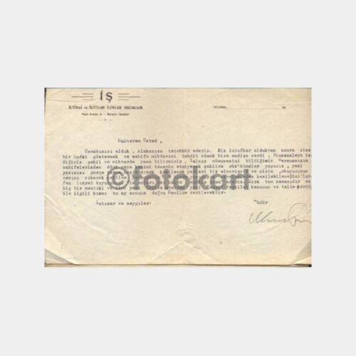 Matbuat Konulu Belgeler (İş Mecmuası 1950'ler)
