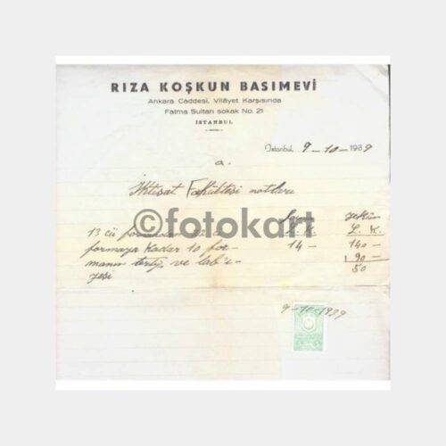Matbuat Konulu Belgeler (Rıza Koşkun 1939 Ft)